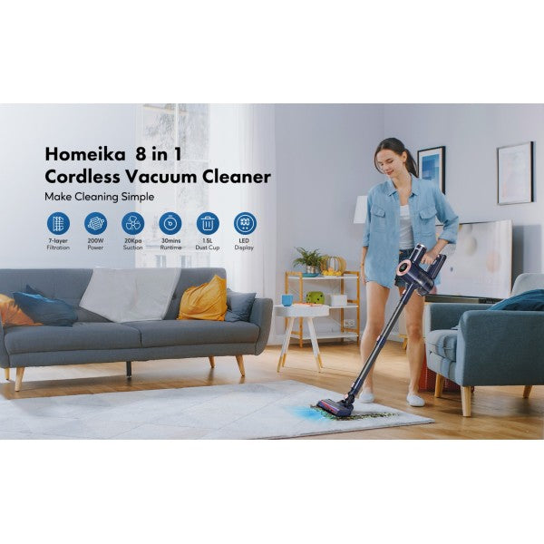 Homeika Cordless Vacuum Cleaner 28Kpa